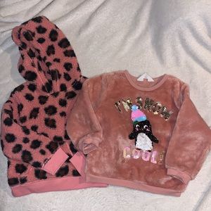 Girl’s Bundle of 2 Hoodie & Sweatshirt 4T
